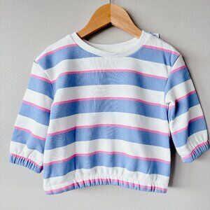 Striped Sweater 9-12m baby crew neck sweater